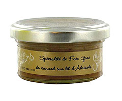 Foie Gras sur lit d'Abricots